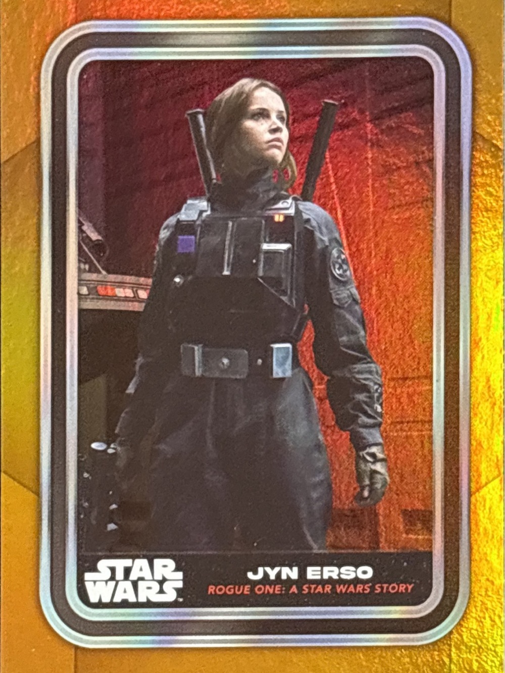Topps Star Wars Jyn Erso Trading Card - Gold Foil
